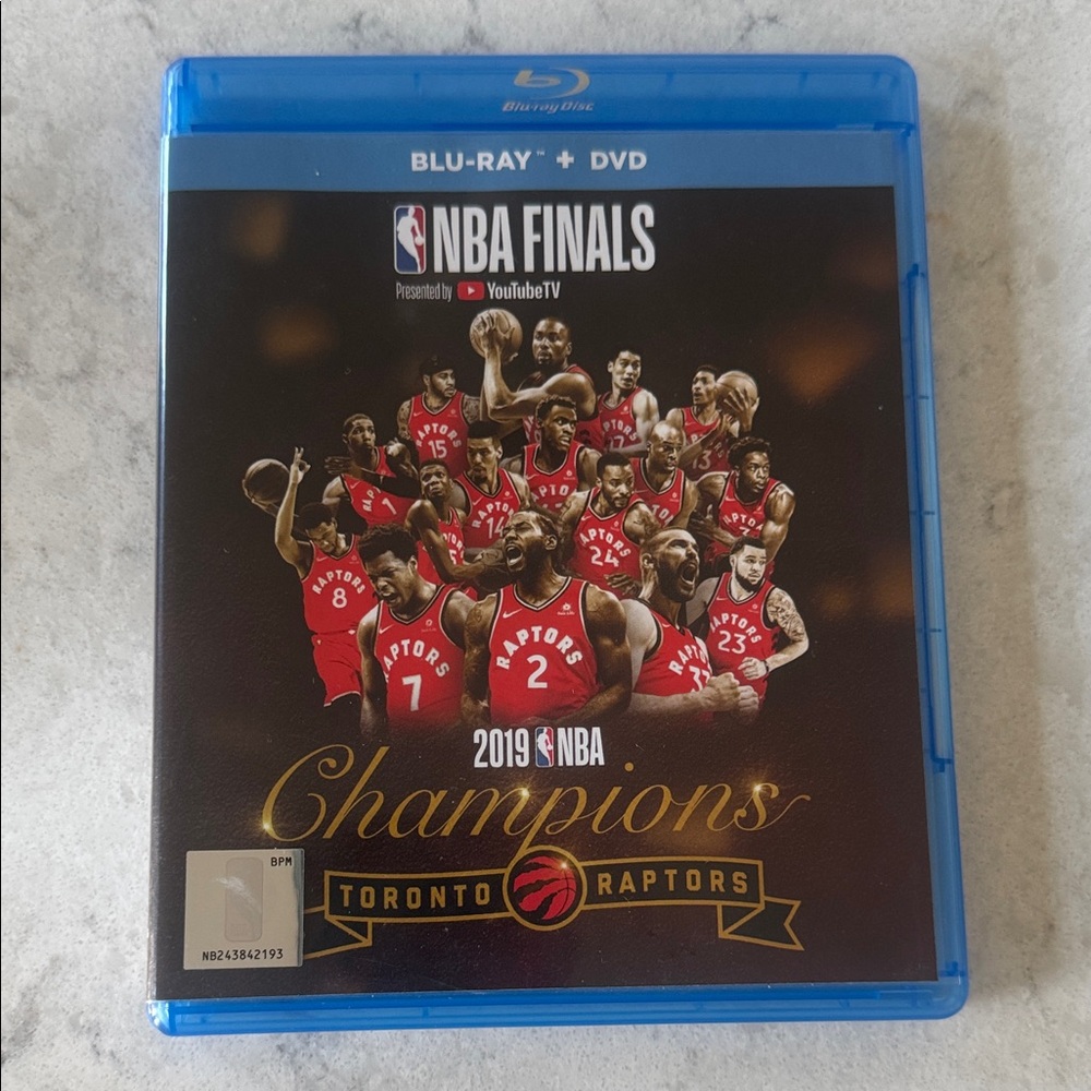 Toronto Raptors NBA Finals 2019 Champions Blu-ray + DVD